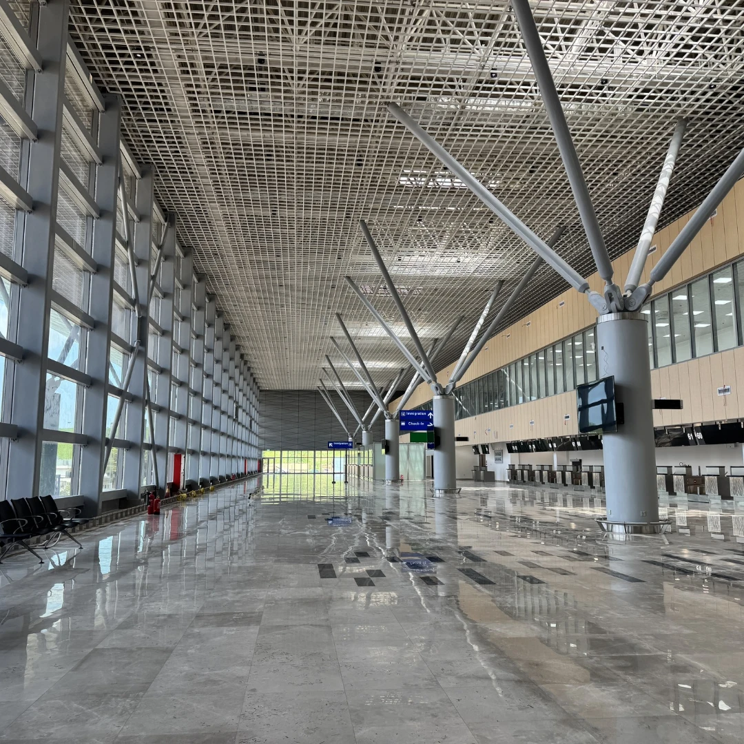 Entebbe international airport.